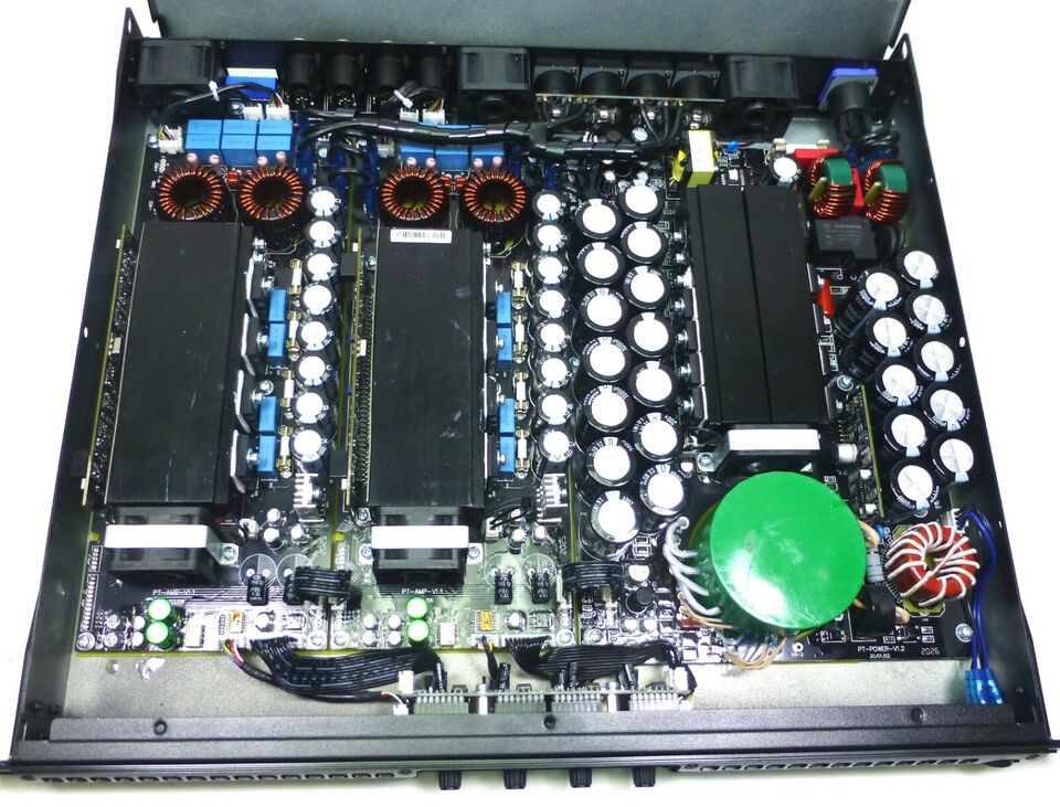 LASE Series Professional Powered 1U Rack Amplifiers