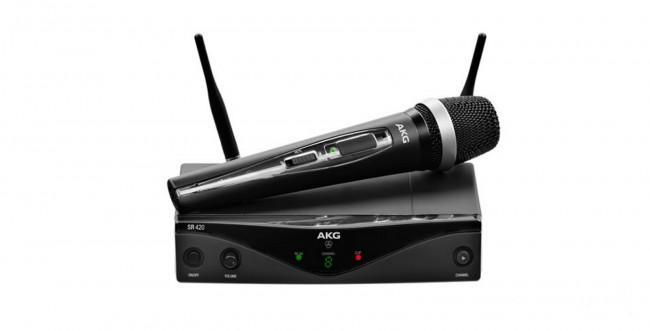 AKG WMS420 UHF Wireless Vocal Set (Band A: 530.025 to 559.00 MHz)