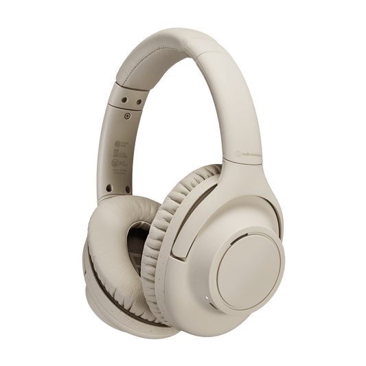Audio Technica ATH-S300BT WIRELESS OVER-EAR HEADPHONES, BEIGE