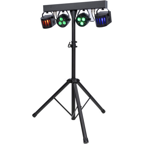 ColorKey PartyBar Go Compact, All-in-One, Battery Powered Lighting Package (Open Box)