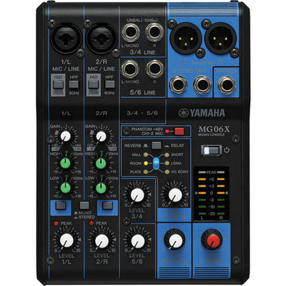 Yamaha MG06X 6-Input Compact Stereo Mixer