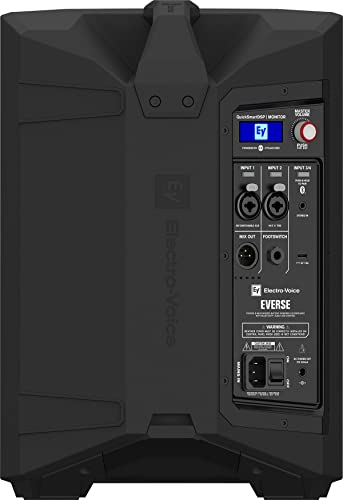 Electro-Voice Everse 8 8-inch 2-way Battery-powered PA Speaker - Black