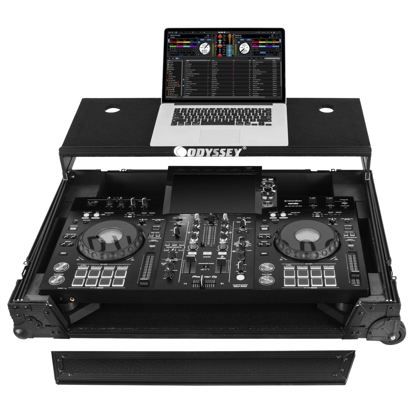 Odyssey Hexagon Industrial Board Case with Glide Platform for Pioneer XDJ-RX3