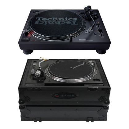 Technics SL-1200MK7 + Odyssey FZ1200BL Black Label Turntable Flight Case
