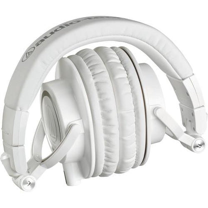 Audio Technica ATH-M50xWH Professional Studio Monitor Headphones