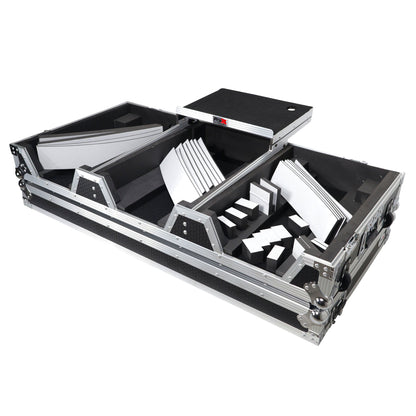 ProX XS-CDM3000WLT DJ Coffin Flight Case for Pioneer Mixer DJM-900NXS2 and 2x CDJ-3000 with Wheels and Laptop Shelf