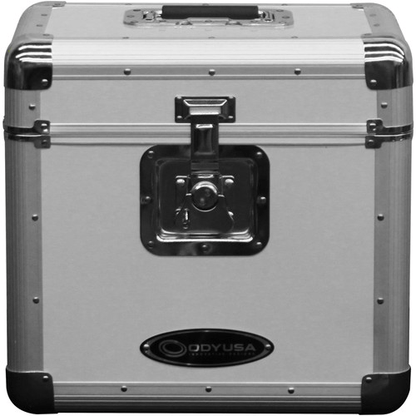Odyssey Innovative Designs Krom Series KLP2 Stackable Record/Utility Case (Silver)