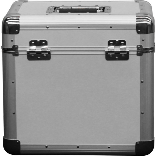 Odyssey Innovative Designs Krom Series KLP2 Stackable Record/Utility Case (Silver)