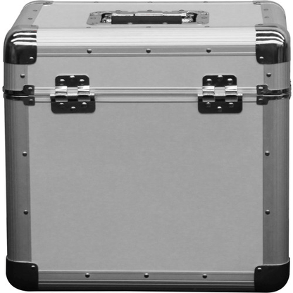 Odyssey Innovative Designs Krom Series KLP2 Stackable Record/Utility Case (Silver)