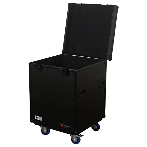Odyssey FZTP2WBL Black 21.5″ x 27.5″ x 21.5″ Interior Utility Truck Pack Touring Flight Case