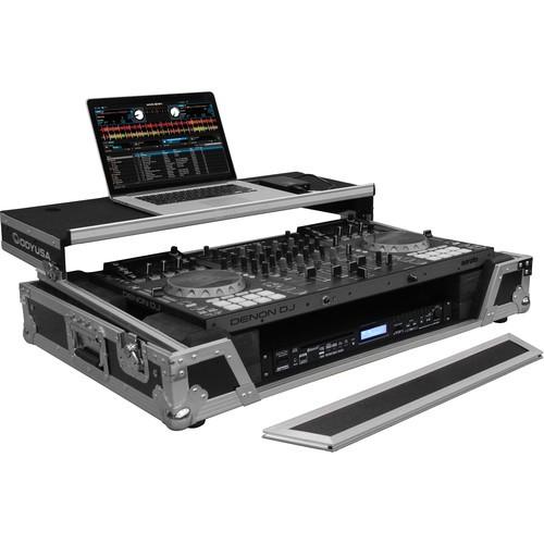 Odyssey Flight Zone Denon MCX8000 DJ Controller Glide Style Case with Lower 19" 1U Rack Space