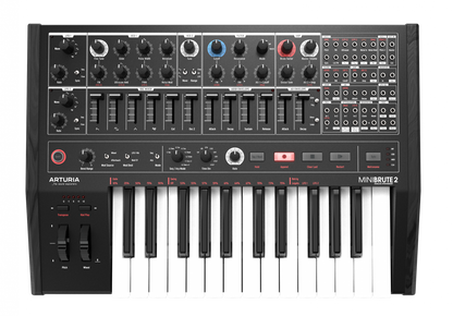 Arturia MiniBrute 2 Special Edition Noir Semi-Modular Monophonic Analog Synthesizer (Black)