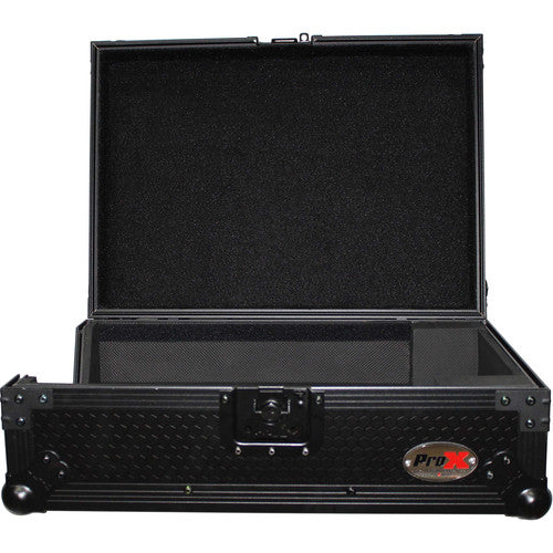 ProX Universal 12" Large-Format DJ Mixer Flight Case (All Black)