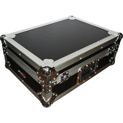 ProX Universal 12" Large-Format DJ Mixer Flight Case (Sliver-Black)