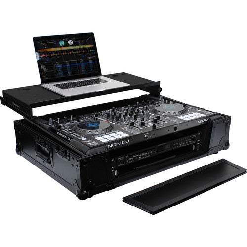 Odyssey Innovative Designs Black Label Glide Case with Wheels for Roland DJ-808 / Denon MC7000 DJ Controller