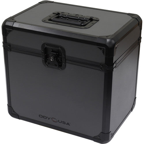 Odyssey Innovative Designs Black Krom on Gray Series Vinyl and LP/Utility Carrying Case (Black)