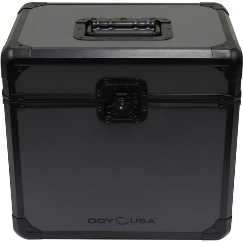 Odyssey Innovative Designs Black Krom on Gray Series Vinyl and LP/Utility Carrying Case (Black)