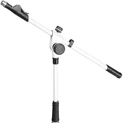 Gravity Stands MS 4322 Microphone Stand with Folding Tripod Base (White)