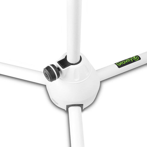 Gravity Stands MS 4322 Microphone Stand with Folding Tripod Base (White)