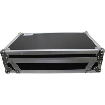 ProX Flight Case for Pioneer DDJ-1000 Controller with Wheels (Silver on Black)