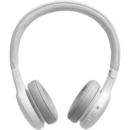 JBL LIVE 400BT Wireless On-Ear Headphones (White)