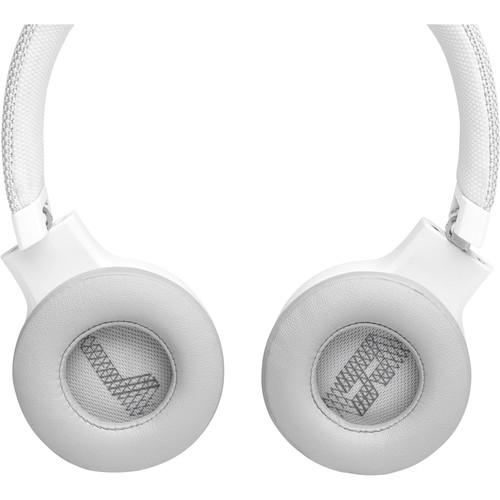 JBL LIVE 400BT Wireless On-Ear Headphones (White)