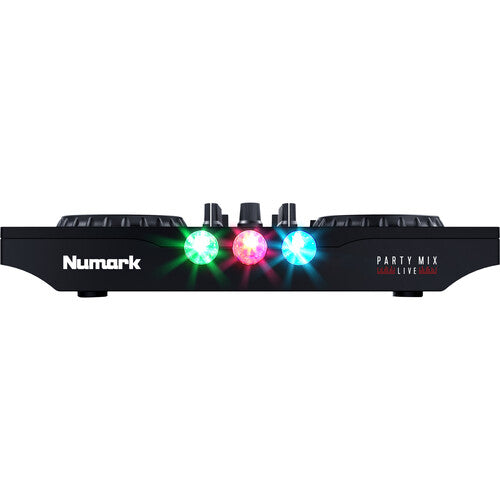 Numark Party Mix Live DJ Controller with Built-In Light Show and Speakers (Open Box)