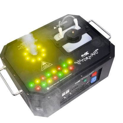 ProX Professional Stage Portable Fog Machine Vertical Spray DJ Effects DMX RGBA LED Lighting System