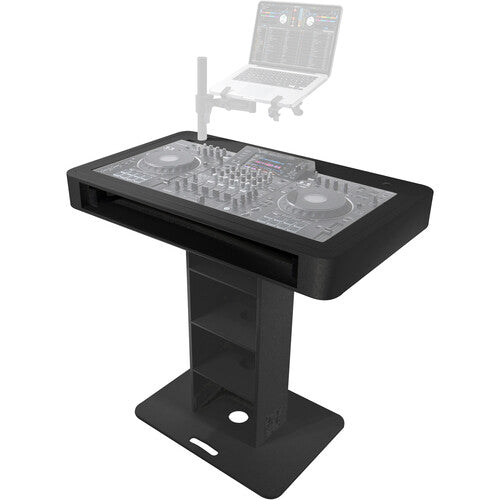 ProX XZF-DJCT BL DJ Control Tower for DJ Controllers with Hard Case (Black)