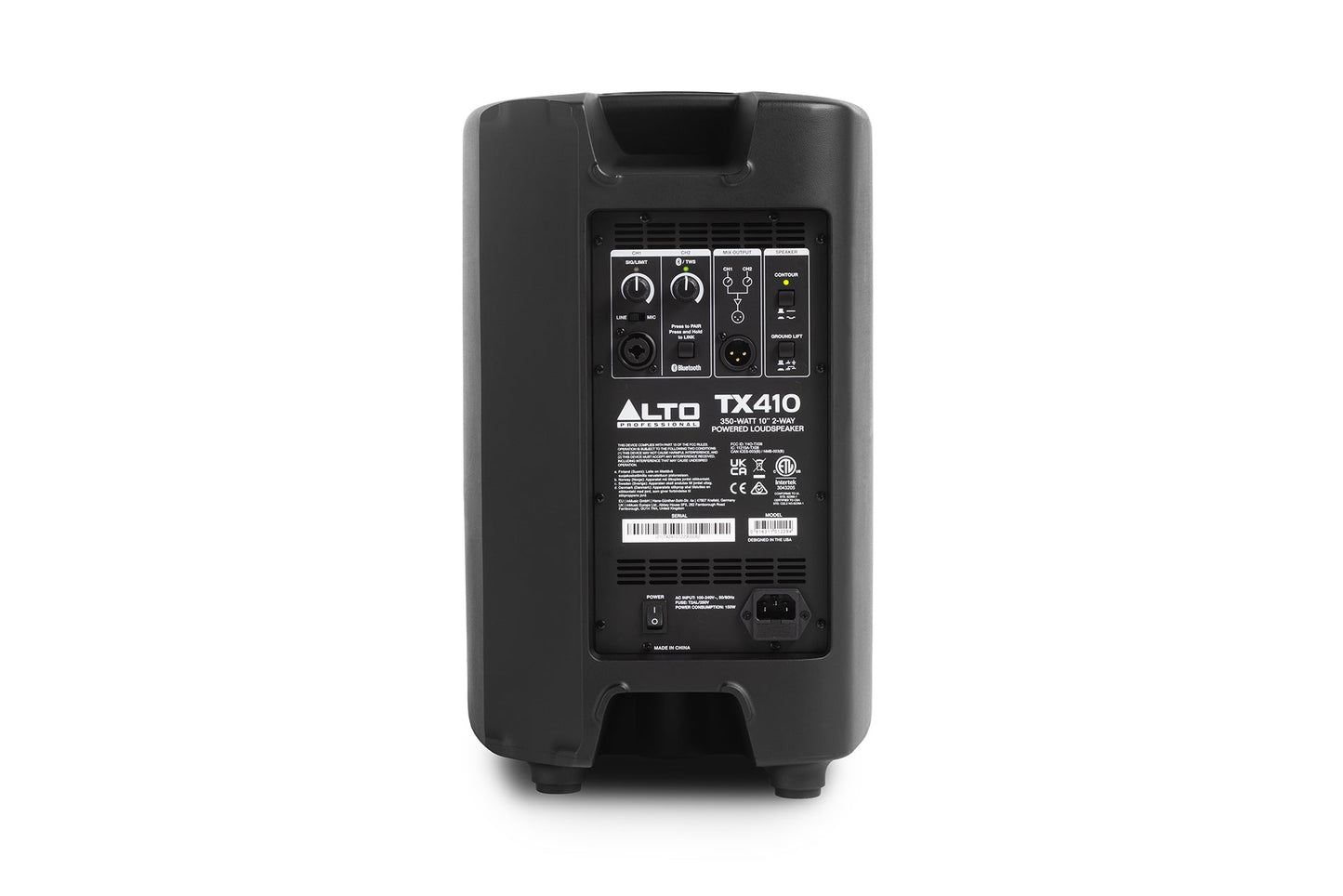 Alto Professional TX410 350W 10-inch Powered Loudspeaker with Bluetooth