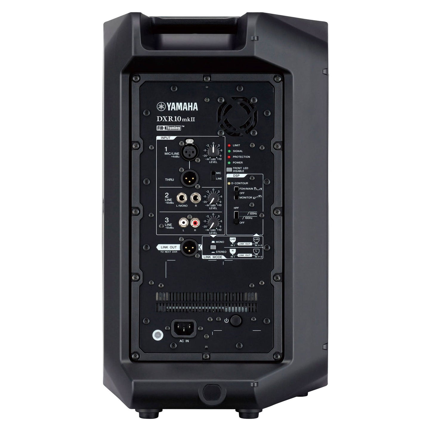 Yamaha DXR10mkII 10 1100W 2-Way Active Loudspeaker Bundle with Cables