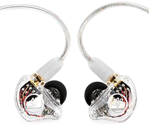 Mackie MP-360 Triple Balanced Armature In-Ear Monitors (Clear)