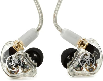 Mackie MP-320 Triple Dynamic Driver In-Ear Monitors (Clear)