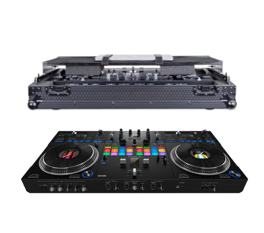 Pioneer DJ DDJ-REV7 + Headliner Flight Case with Laptop Platform and Wheels (Pitch Black)