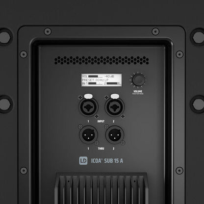 LD Systems ICOA SUB 15 A Powered 15" Bass-Reflex Subwoofer