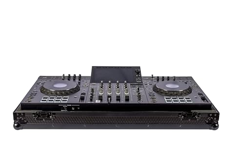 Headliner Low-Profile Flight Case with Wheels for AlphaTheta XDJ-AZ (Pitch Black)