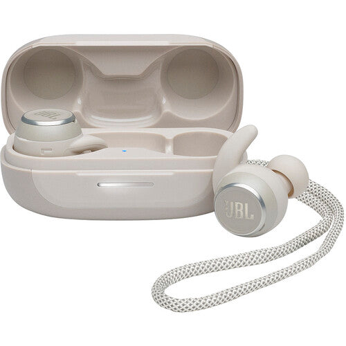 JBL Reflect Mini NC Noise-Canceling True Wireless In-Ear Sport Headphones (White)