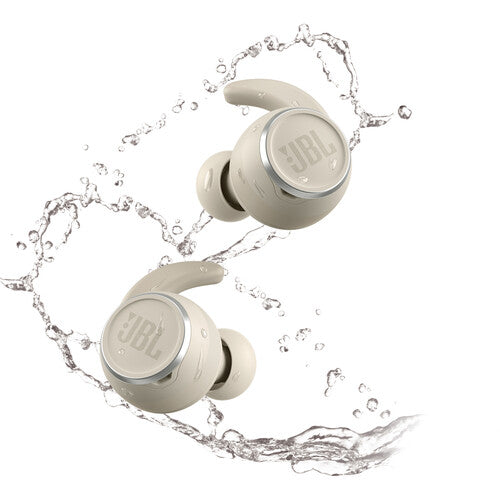 JBL Reflect Mini NC Noise-Canceling True Wireless In-Ear Sport Headphones (White)