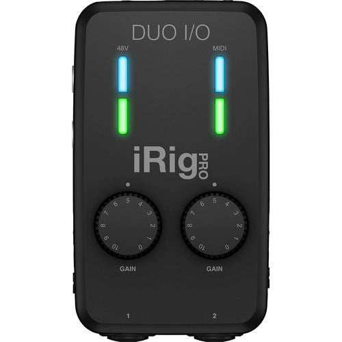 IK Multimedia iRig Pro Duo I/O 2-Channel Audio/MIDI Interface for Mobile Devices and Computers (Open Box)