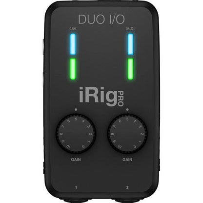 IK Multimedia iRig Pro Duo I/O 2-Channel Audio/MIDI Interface for Mobile Devices and Computers (Open Box)