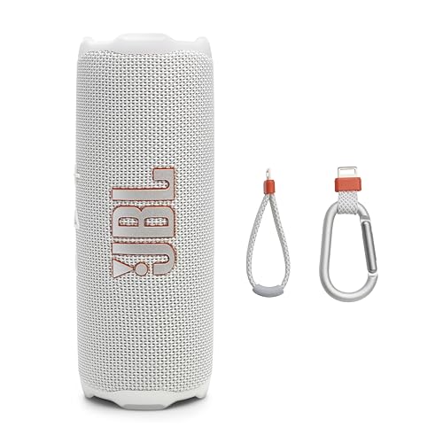 JBL Flip 7 Portable Waterproof Bluetooth Speaker (White)