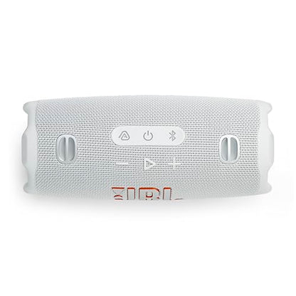 JBL Charge 6 Portable Bluetooth Speaker (White)