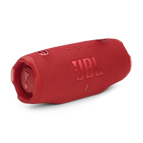 JBL Charge 6 Portable Bluetooth Speaker (Red)