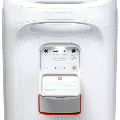 JBL PartyBox Stage 320 240W Wireless Party Speaker (White)