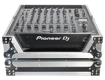 ProX ATA Style Flight Road Case for Pioneer DJM-A9 & DJM V10 DJ Mixer (Black / Silver)