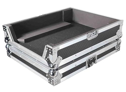 ProX ATA Style Flight Road Case for Pioneer DJM-A9 & DJM V10 DJ Mixer (Black / Silver)