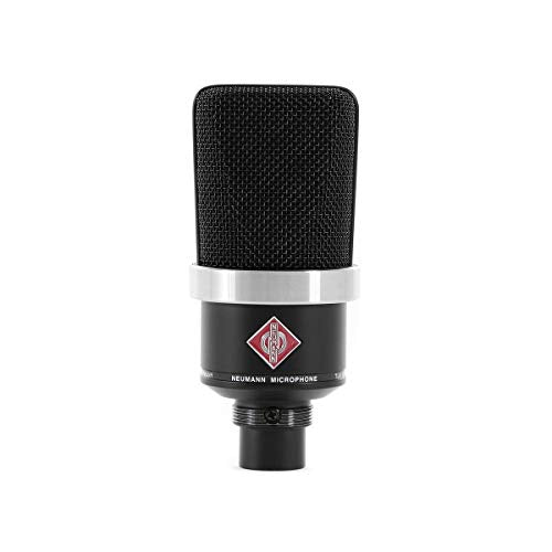 Neumann TLM 102 BK Large-Diaphragm Cardioid Condenser Microphone (Black)