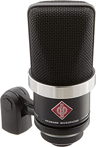Neumann TLM 102 BK Large-Diaphragm Cardioid Condenser Microphone (Black)
