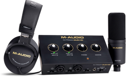 M-Audio M-Track DUO HD Audio Interface Producer Pack