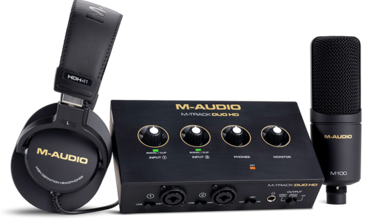 M-Audio M-Track DUO HD Audio Interface Producer Pack